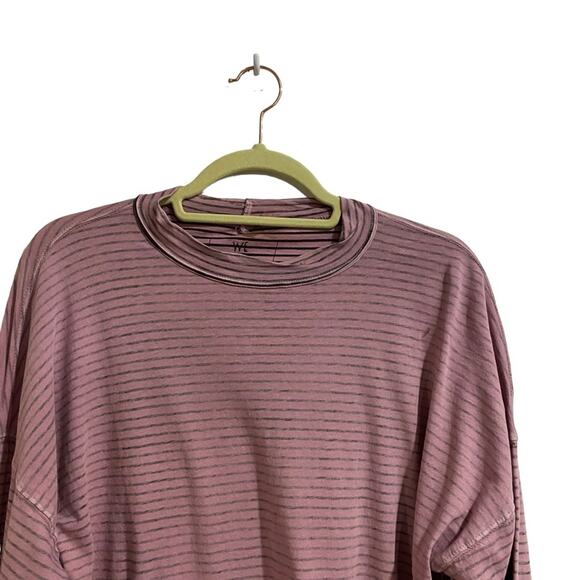 Free People Orchid Be Free Striped Tunic Sz S - Picture 3 of 16